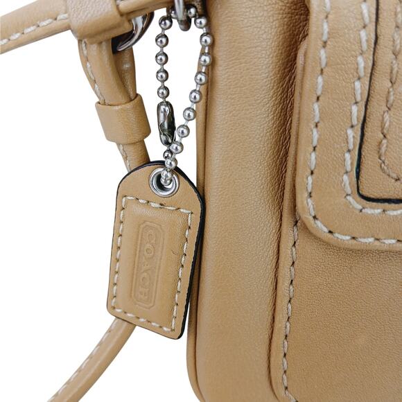 Coach VTG Soho Leather Wristlet Wallet Clutch Camel/Butterscotch - Picture 4 of 8